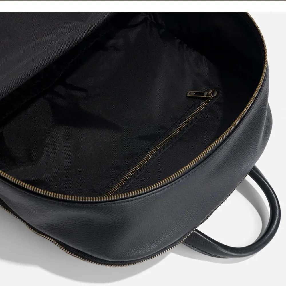 Nisolo Alex leather commuter backpack
